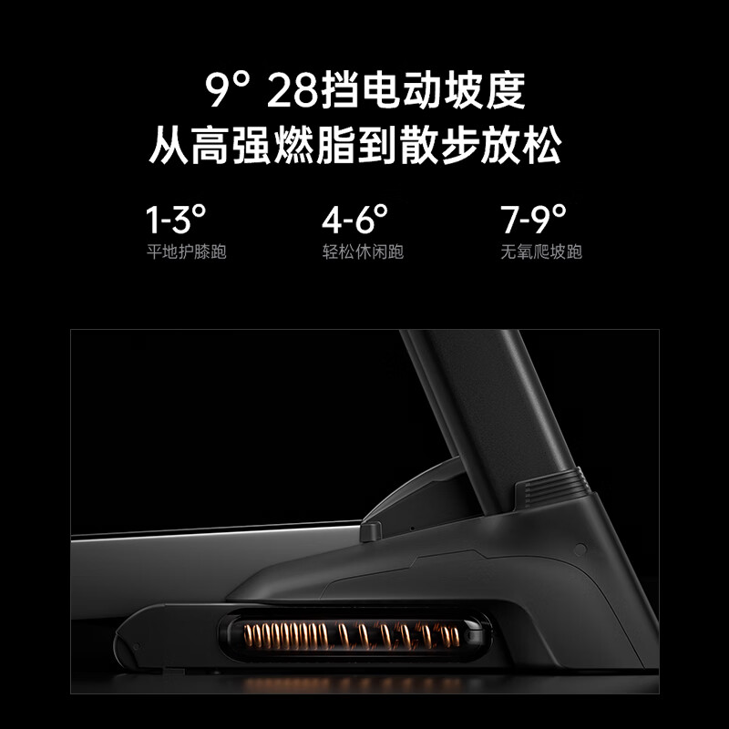 Youmei Gym Same Style A8 Treadmill Home Use Noise Reduction Hill Climbing Machine Folding Large Gym Equipment 10.1 Inch Color Screen Single Function-73CM Treadmill