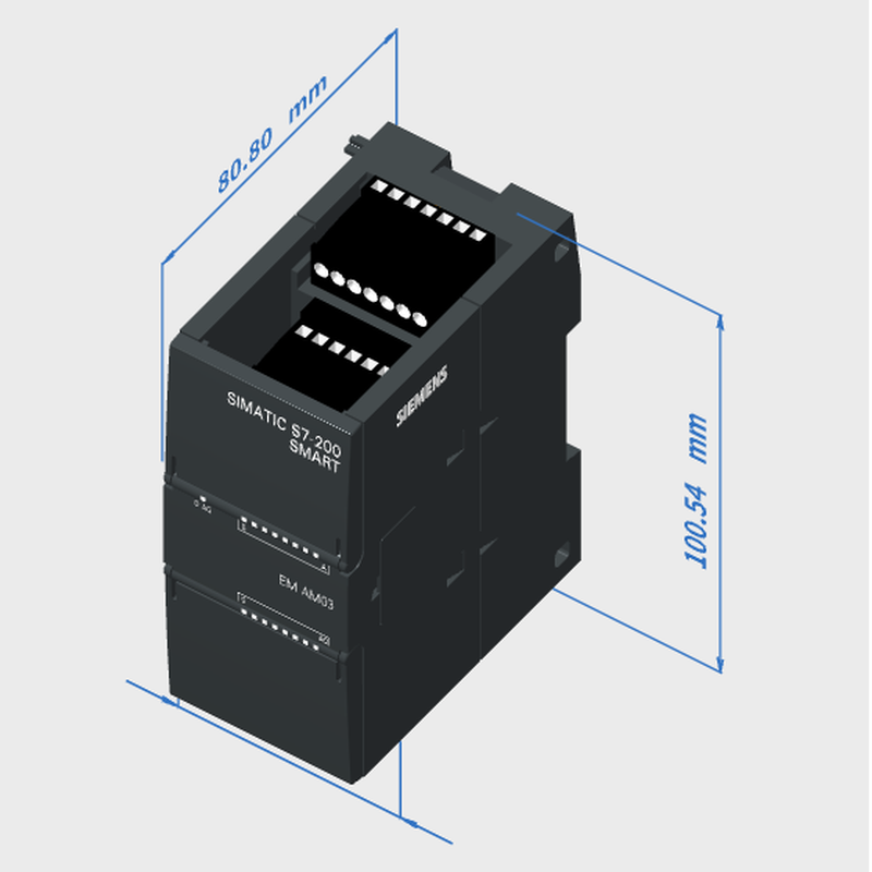 Siemens 6ES72883AM030AA0 PLC module controller SIMATIC S7-200 SMART, analog I/O SM AM06,2AI/1AO,