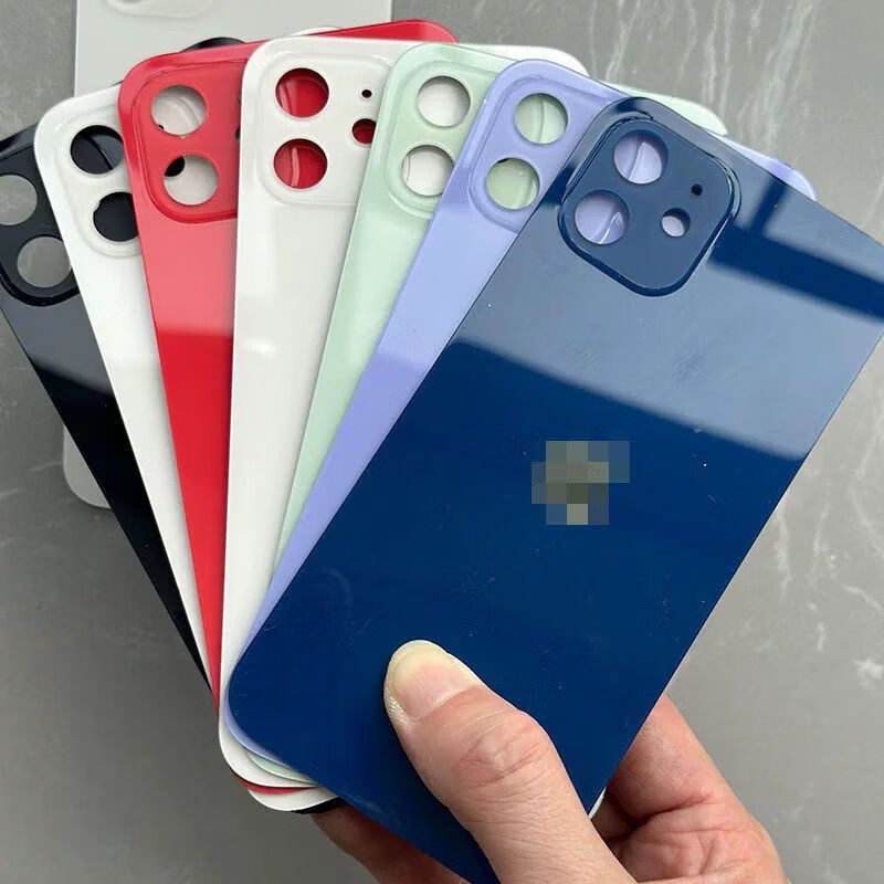 Apple 12 original disassembly rear cover glass 12 mobile phone disassembly rear glass second hand pure original disassembly black 12 original disassembly rear glass 9 new