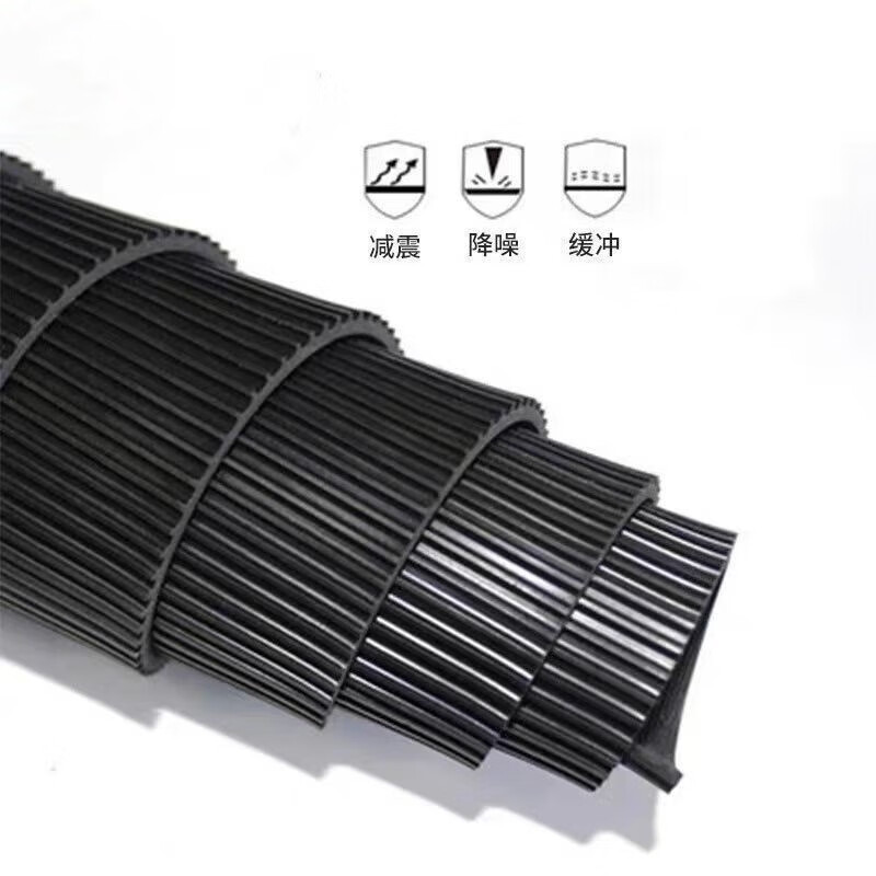 Renjuyi flame retardant rubber sheet distribution room high voltage insulation rubber mat black rubber floor mat distribution room fire retardant rubber mat special shape can be customized