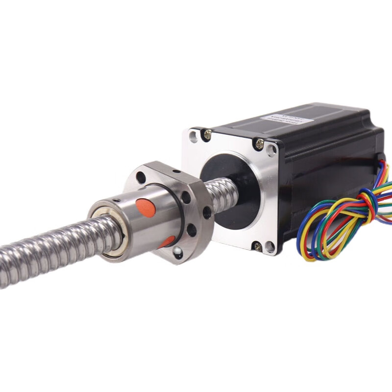 Yue Changsheng 57 linear stepper motor ball screw motor 1204 lead 4mm1.3Nm1.8Nm2.6Nm screw 1605 1.3Nm body length 56mm stroke 500mm 1204 screw