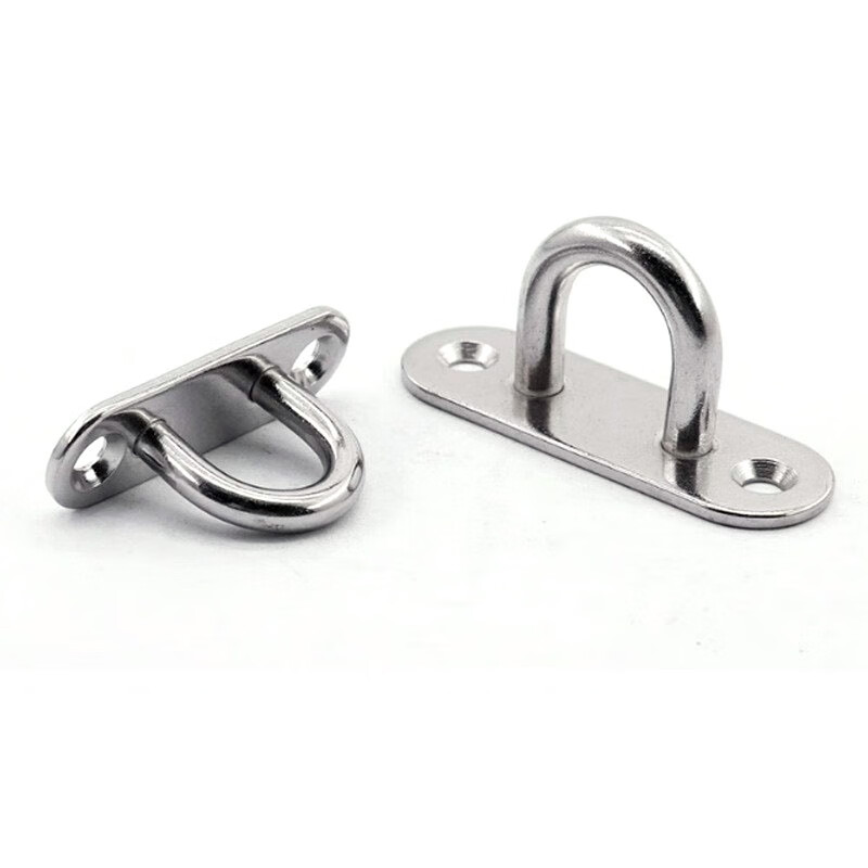 Fangteng wooden door buckle latch door nose door lock buckle door bolt distribution box door buckle 304 stainless steel lock door buckle oval buckle M5