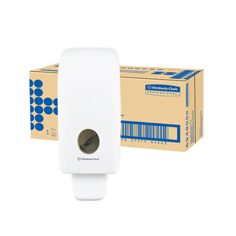 Kimberly Clark push soap dispenser hand sanitizer box white 69480 imported from Germany