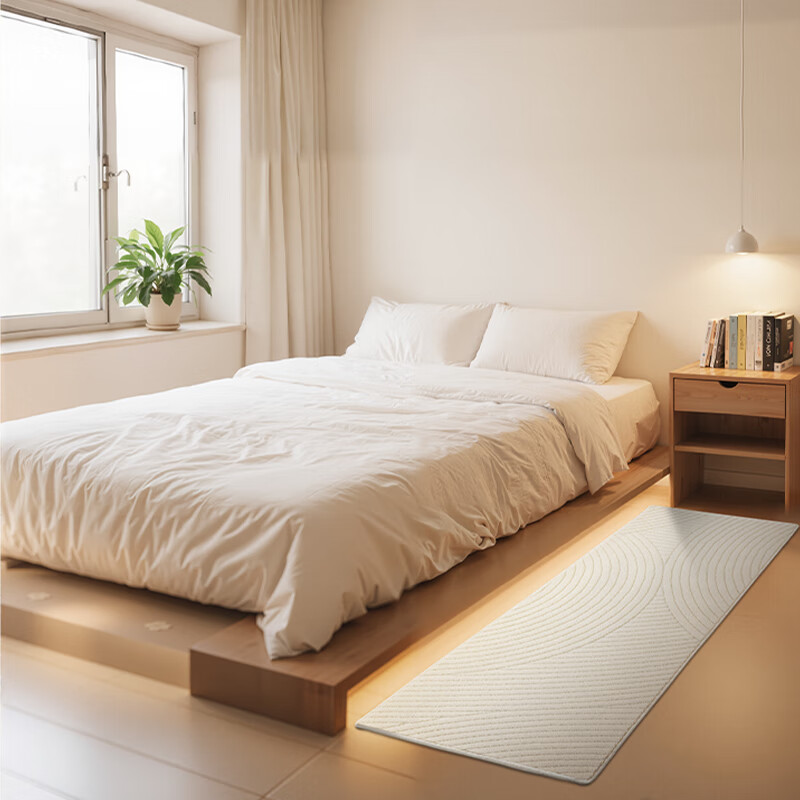 Cartifiya Dust Bedside Blanket Bedroom Carpet Waterproof, Non-slip, Anti-fouling, Care-free Light Luxurious Premium Bedside Blanket