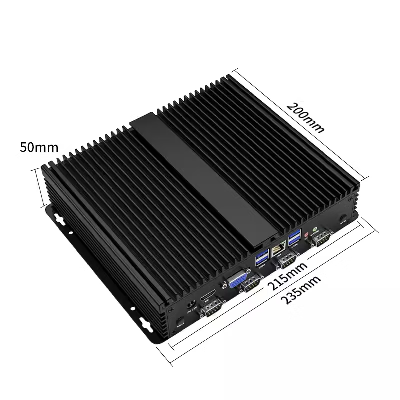 Yue Changsheng times control wall-mounted industrial computer computer RS485 serial port I5-3317U linux win7 xp computer wiring i5-3317U8G memory 128G solid state G26 chassis 2 RS485 binding posts + 4 RS232