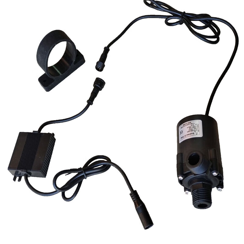 Yu Mengzhe 24V small high temperature resistant water cooling circulation landscape fountain pressurized DC brushless submersible pump adjustable speed DC45C-2480S pump