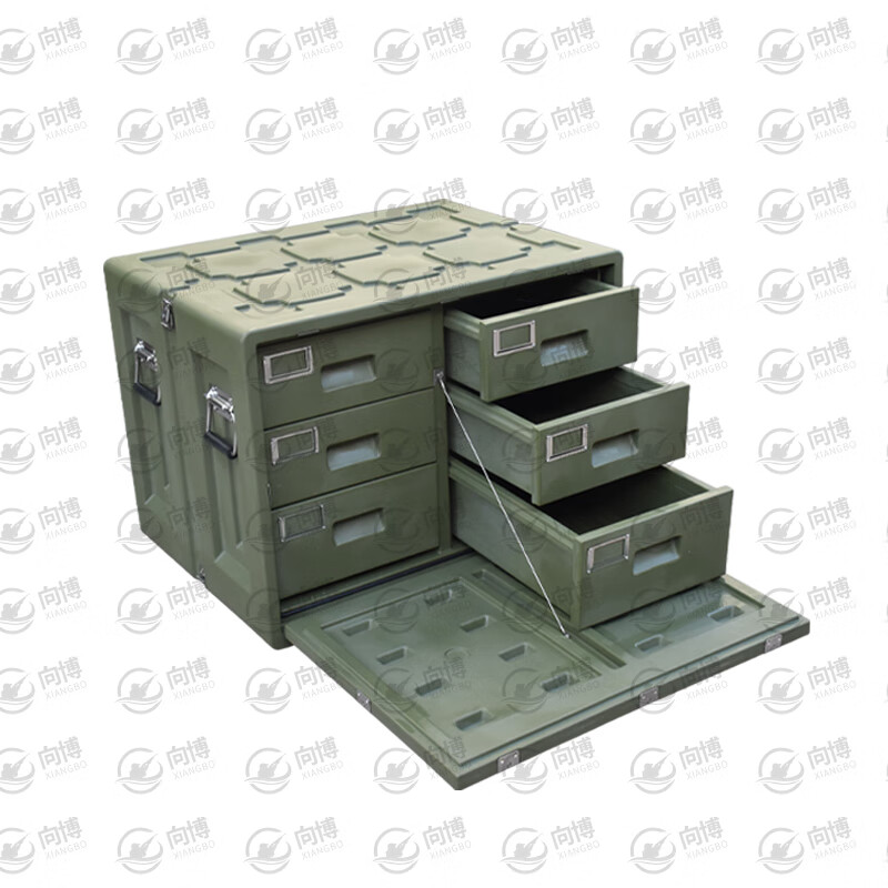 Xiangbo six-drawer box XTC800*600*600mm six-drawer medicinal material box rotational molding rotational molding box equipment box XB type