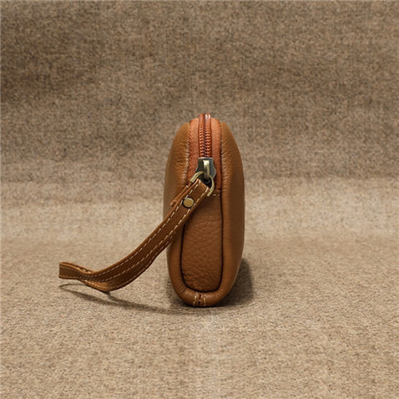 Kangaroo Leather Clutch Couple's Large Capacity Clutch Cowhide Commuting Mobile Phone Bag Women's Long Wallet Coin Purse Black God of Wealth Clutch