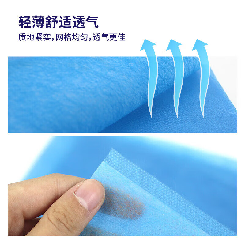 JAJALIN Disposable Sheet Travel Separator 120*200cm Beauty Salon Massage Non-Woven Care Pad Blue 5 Pieces
