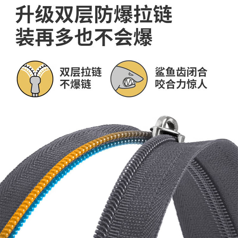 Ouyao luggage, good-looking, thickened zipper trolley case, large capacity, strong and durable, men's and women's travel password case, hard leather case, thickened, scratch-resistant and wear-resistant, milky white, double-layered explosion-proof, 26 inches, college student accommodation