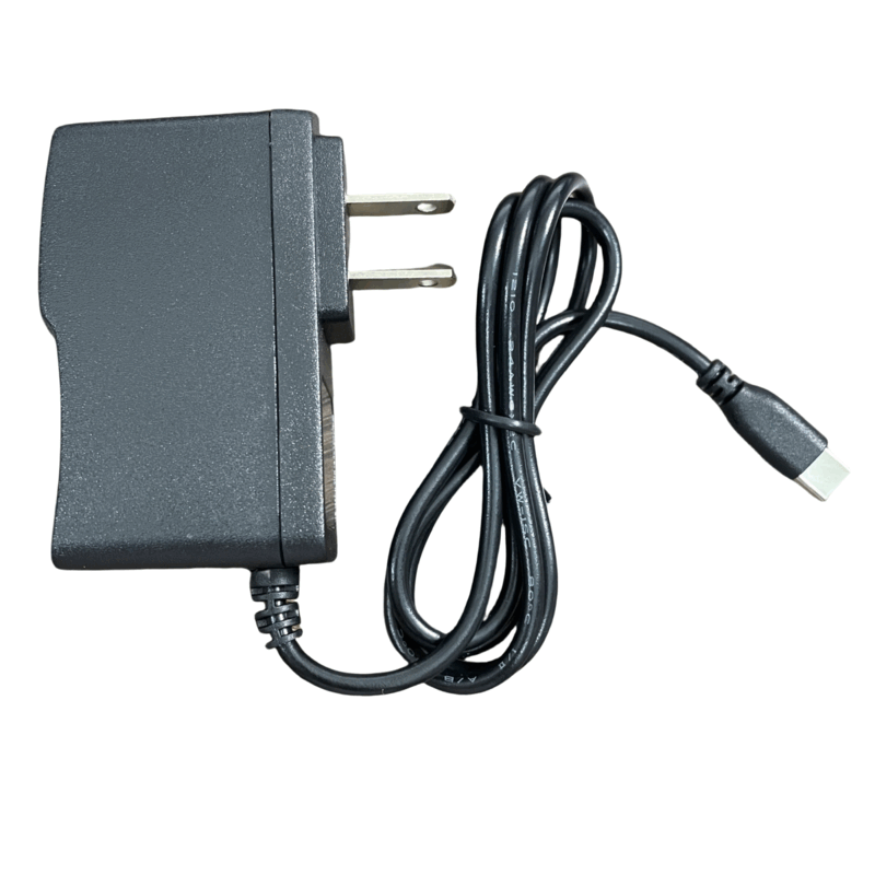 Headlight charger flat head flat port suitable for Qingming Magic Light General Zhengzhao 9V1A oval type-c jack suitable for 9V 1A flat port charger