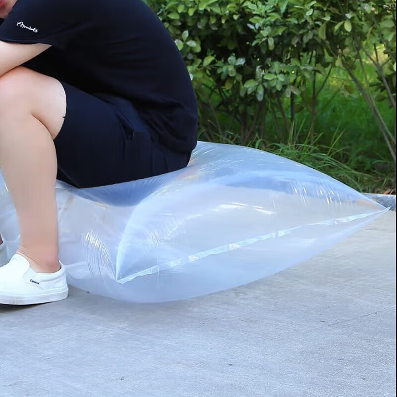 St. Xian pregnant women discharged from the hospital windproof plastic bag extra large maternal external wear bag full body confinement artifact thickened transparent PE flat mouth medium thick 8 silk 1 piece 200*100*200cm