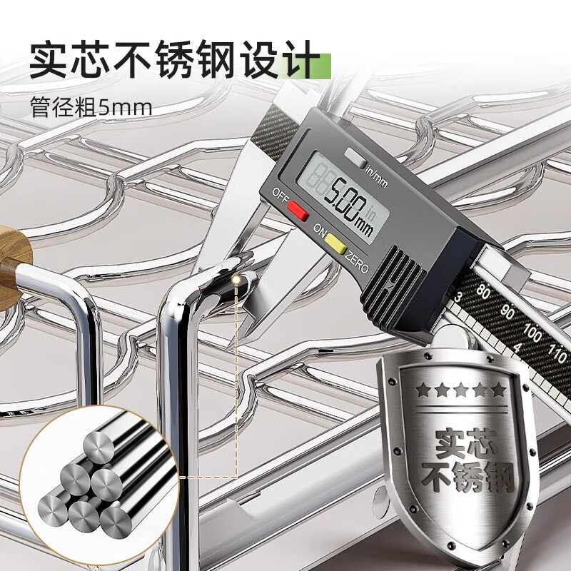 Youqin stainless steel dish storage rack kitchen cabinet built-in dish pull basket drawer-type storage rack pull-out dish rack