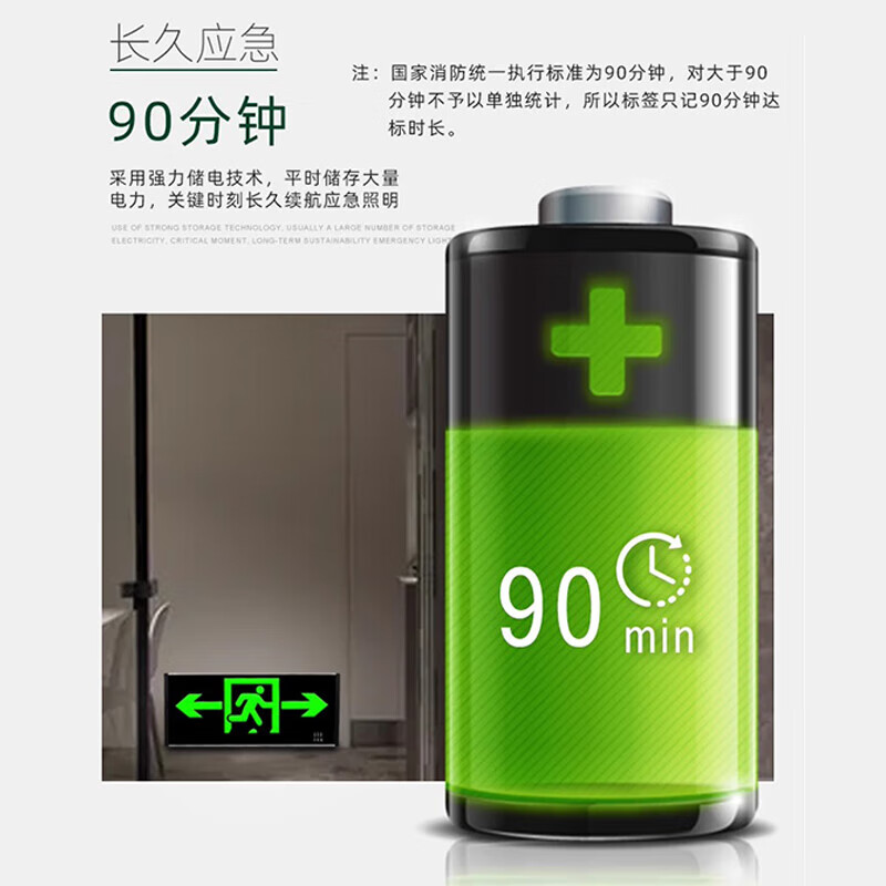 Hauskop fire exit indicator light safety exit indicator light emergency escape emergency evacuation light