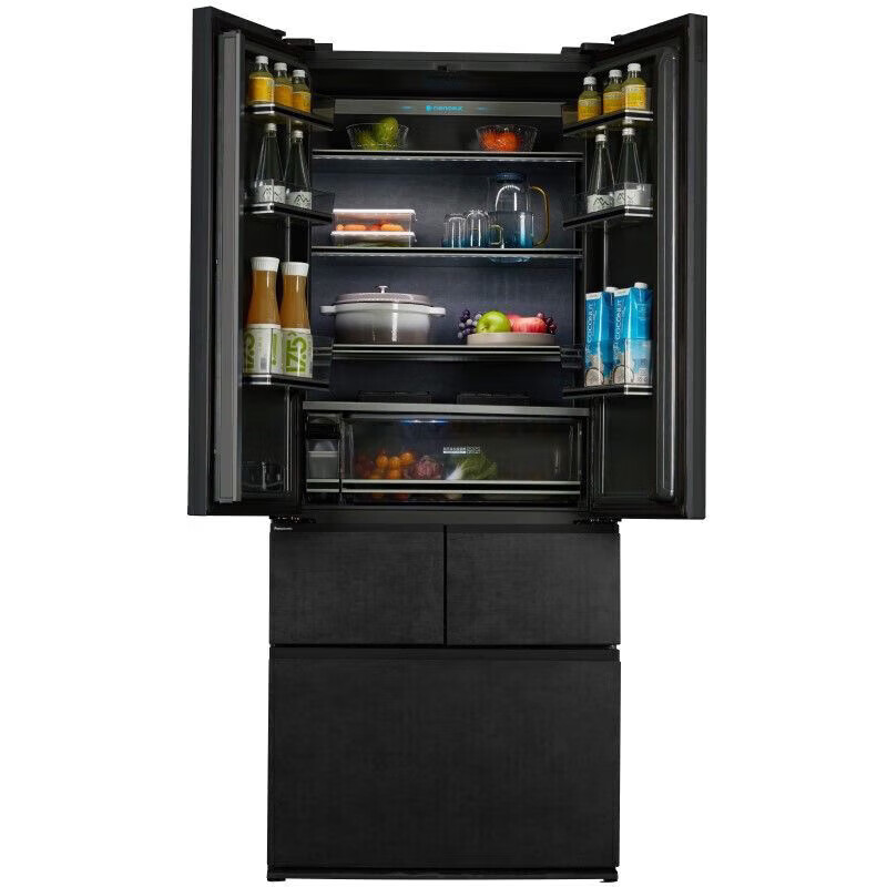 Panasonic NRW472BFX zero-embedded multi-door rock slab wide-width variable temperature intelligent humidity control automatic ice-making refrigerator Panasonic NR-W472BF-X zero-embedded multi-door rock slab
