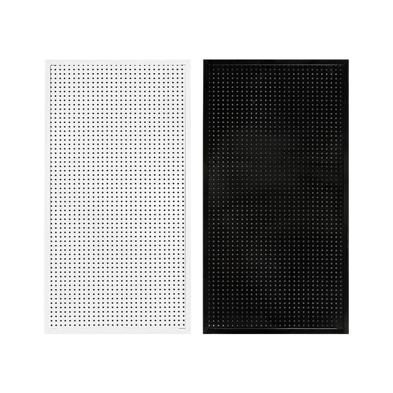 Storage metal paint punching board storage hole board hardware tool display rack accessories rack wall panel punching supplier white 100x180cm free 20 hooks
