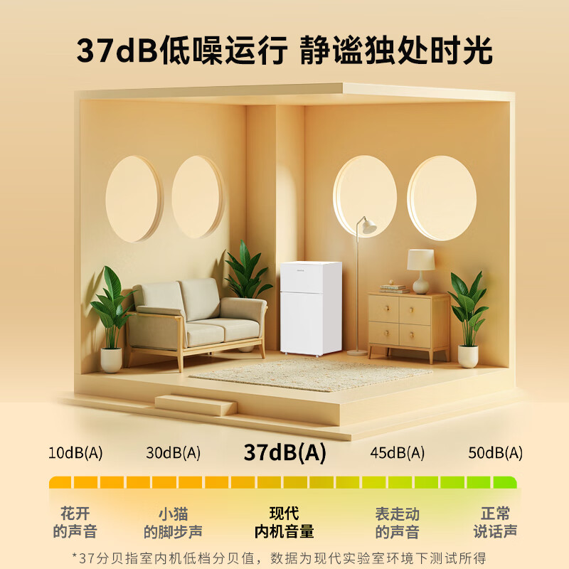 HYUNDAI (Korean Hyundai) small refrigerator mini small household refrigeration and freezing dormitory rental room office double door two-door refrigerator energy saving 80L white industry hot seller + daily sales of more than 100