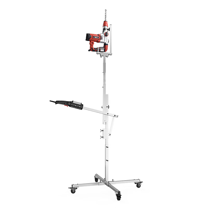 Electric hammer bracket retractable ceiling planting reinforcement ceiling drilling electric drill universal fixed electric hammer drilling lifting shelf 3.8 meter bracket - practical type (without base)