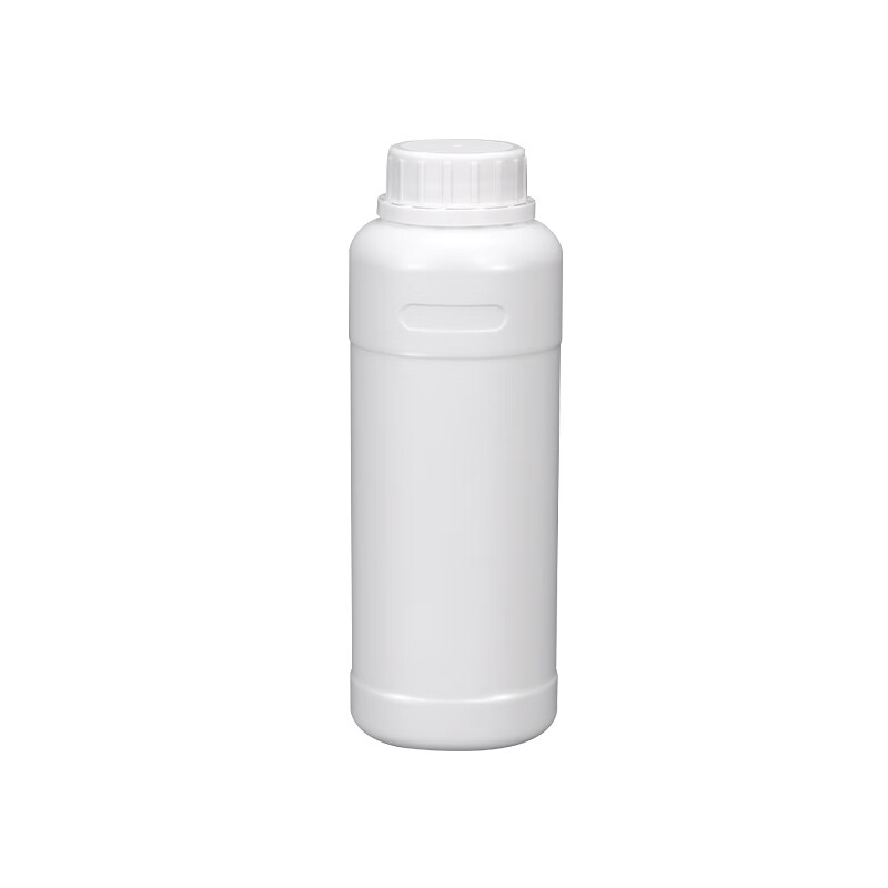 Metasequoia 500ml-white thickened sealed round bottle plastic bottle alcohol bottle liquid packaging bottle reagent bottle sample bottle