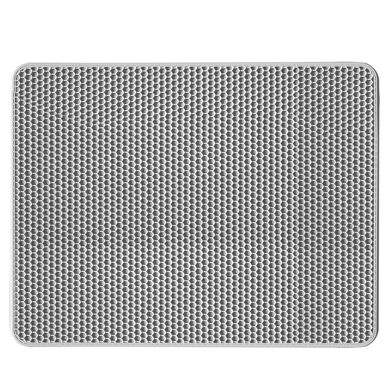 HELLOJOY extra large cat litter box mat is anti-splash and anti-bringing out, thickened double-layer filter sand control mat, wear-resistant and scratch-resistant EVA anti-slip mat