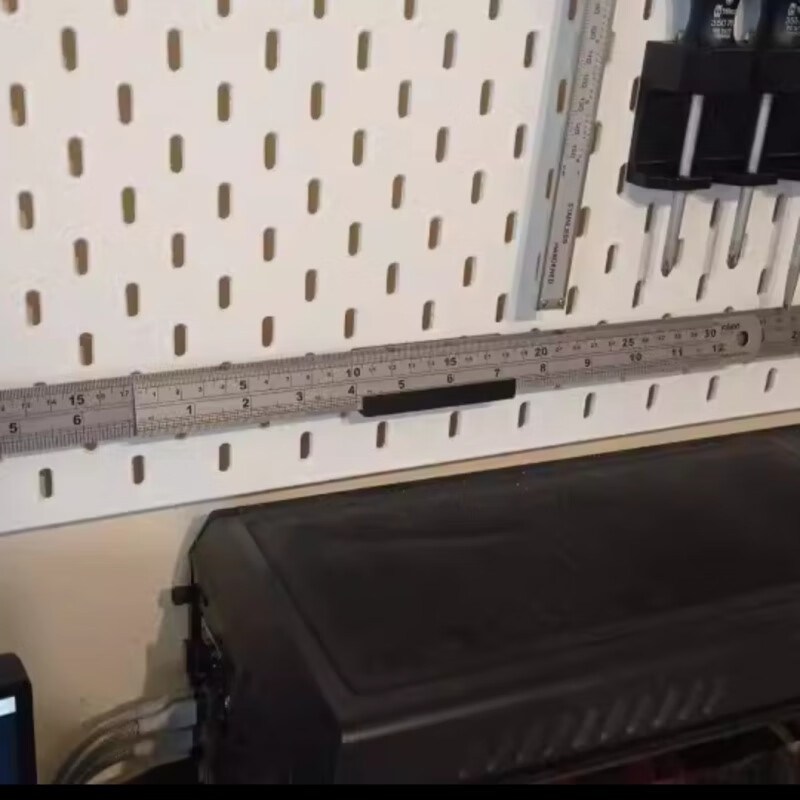 Suitable for SKADIS hole board accessories, various tool storage brackets without drilling, scissor bracket, white