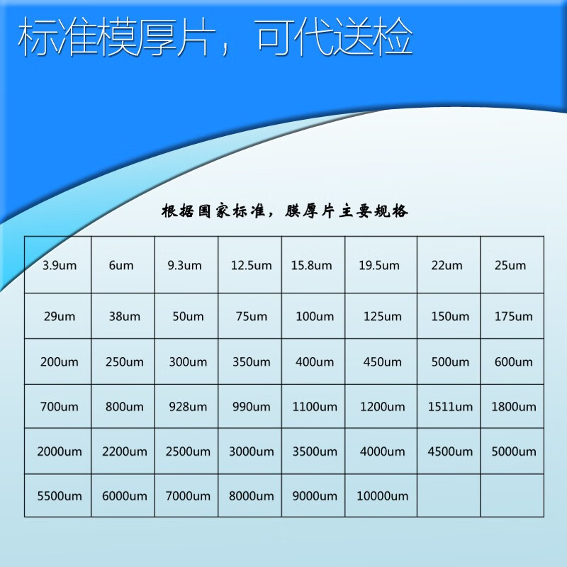 Ai Style Coating Film Thickness Meter Calibration Sample Standard Thickness Sheet Universal Type Iron Base