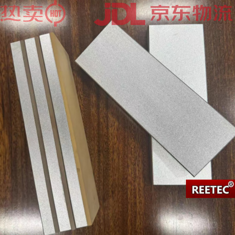REETEC whetstone, diamond petroleum stone 400 mesh-12000 mesh mirror diamond edge steel tungsten steel whetstone 170*60*3mm sticky aluminum holder 400 mesh