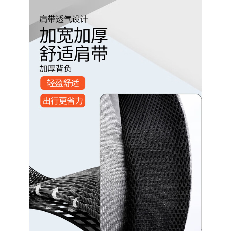 Jingchuan Asahi Computer Bag Backpack Laptop Backpack Men's and Women's 16-inch School Bag Junior High School and High School College Student Large Capacity Bag Black 16-inch Standard Edition