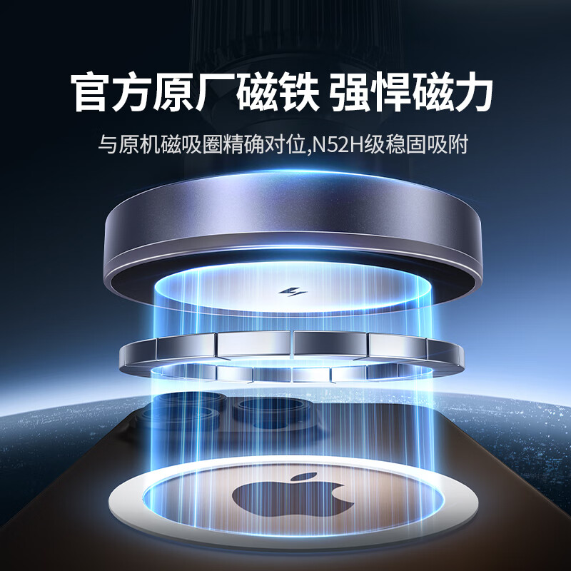 Greenlink car wireless charger mobile phone holder navigation Magsafe magnetic fast charging suitable for Apple 16/17 mobile phones