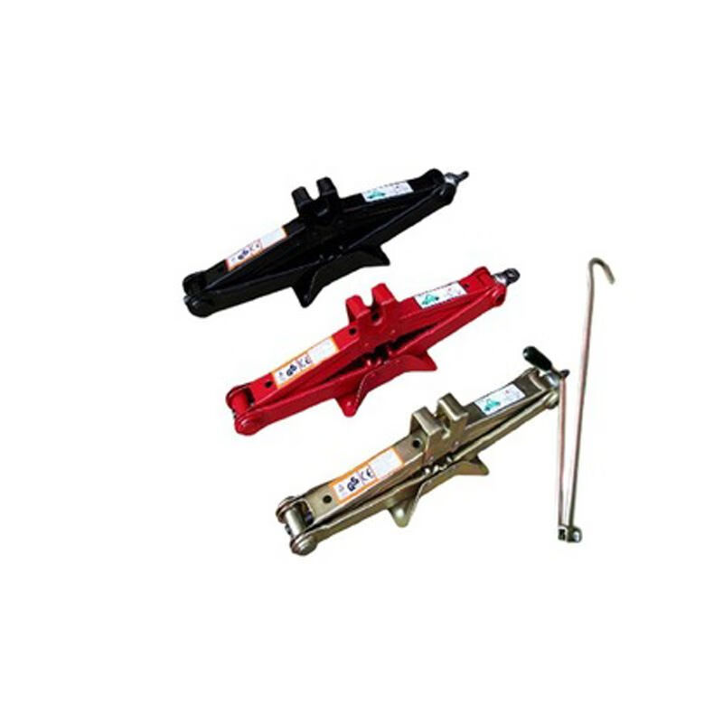 Hugong 2-ton scissor car jack on-board manual labor-saving tire changing hand-cranked spiral vertical heavy-duty jack 1T black color box packaging (1.45KG)