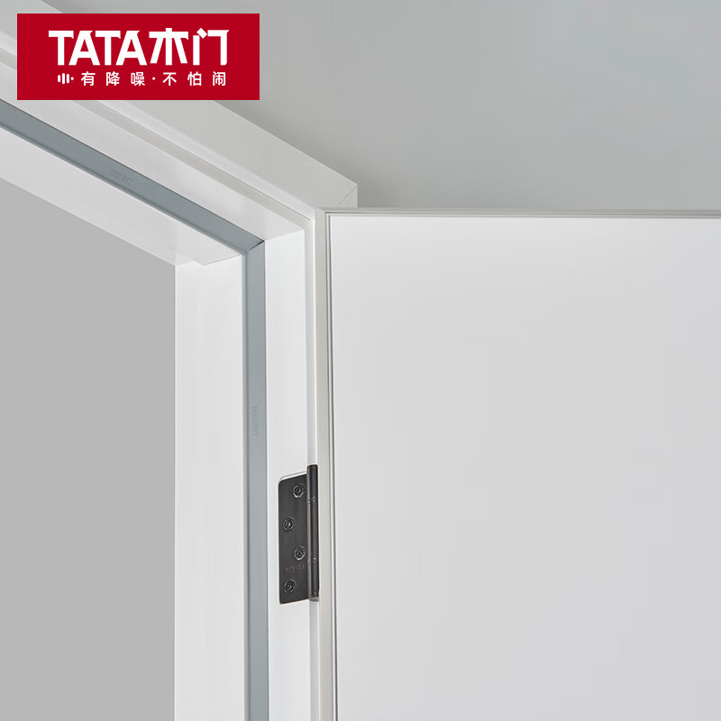 Bedroom door wooden door interior door kitchen folding partition invisible door sliding door set door AC002 single door mixed oil, Fritillary white, Zeppelin gray