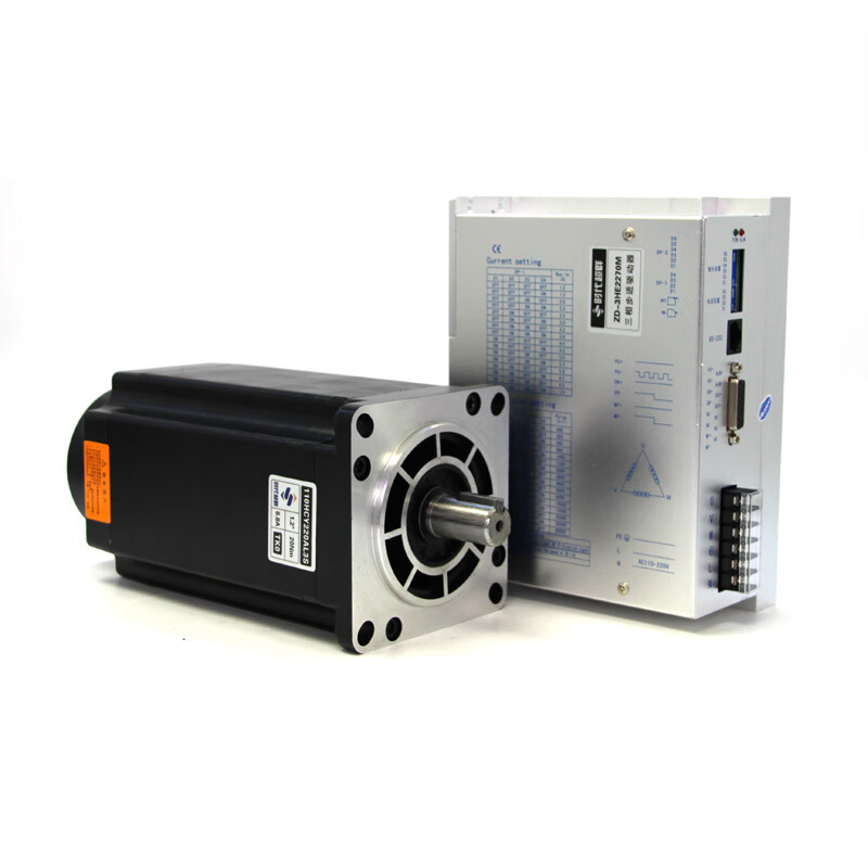 Yue Changsheng Times Chaoqun 110HCY220AL3S three-phase stepper motor set 20Nm high voltage 7A driver 3H 12NM set 5.4A driver