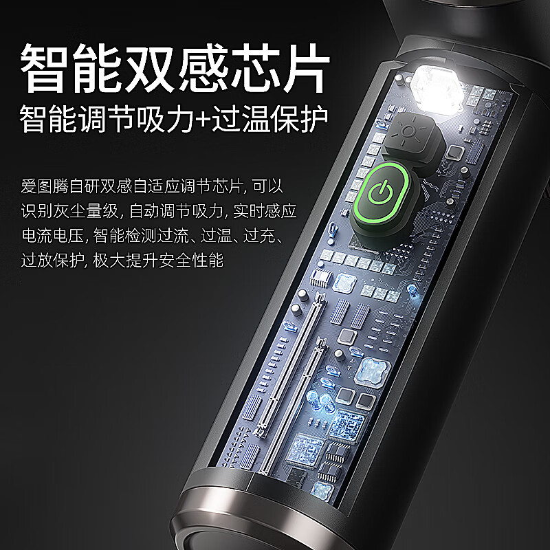 Love Toten itutn car vacuum cleaner large suction wireless handheld car vacuum cleaner in-car home desktop mini small portable blow-suck dual-purpose vacuum cleaner