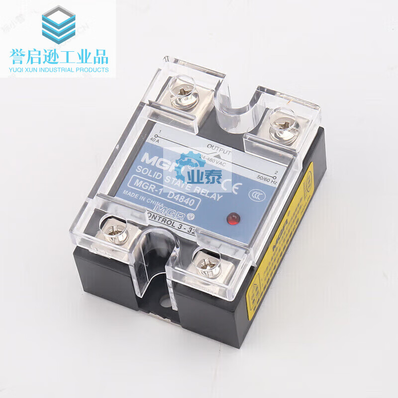 MGR-1 JGX SSR D4840 Megel single-phase solid state relay 40A DC controlled AC DC-AC three relays + cooling base