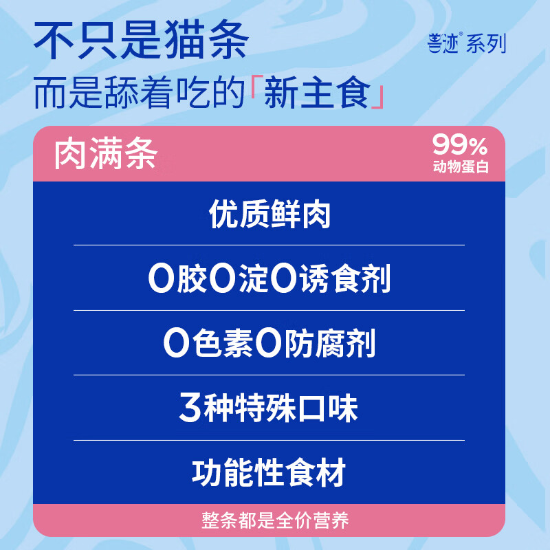 LEGENDSANDY Full-priced staple food cat meat strips - FUN meat strips wet food cat snacks for adult cats and kittens fresh meat cat wet food cans for new customers to try 6 meat strips + 5 gugu strips