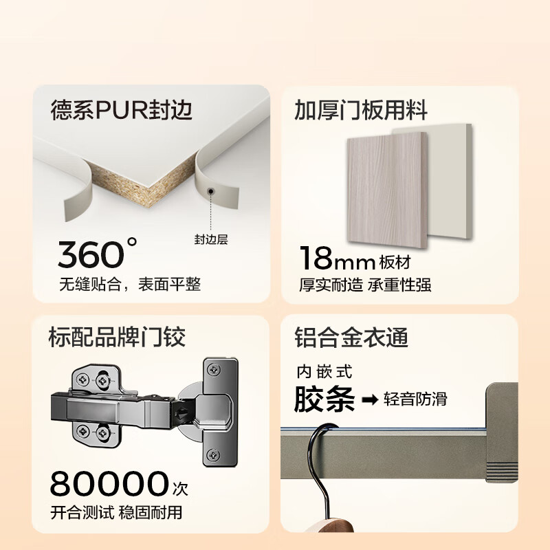 Lin's home whole house multi-space cabinet customization, overall customization of bags and furniture packages Spring Story whole house package