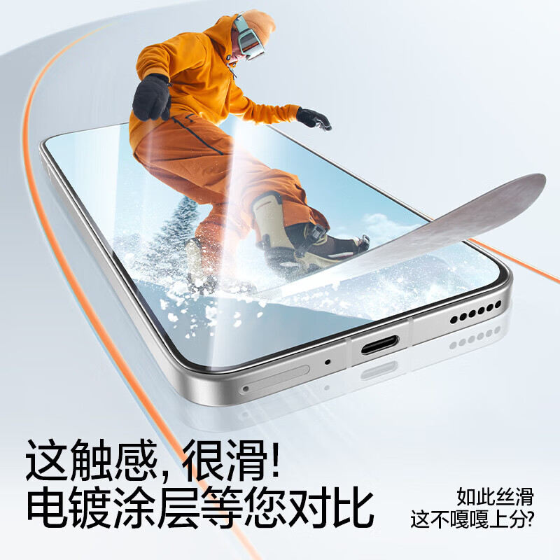 Flash magic suitable for redmi turbo4pro tempered film xiaomi turbo3 mobile phone film HD upgrade explosion-proof all-glass anti-fingerprint blue light mobile phone protective film 2 pieces standard version | high-definition anti-fingerprint turbo 4