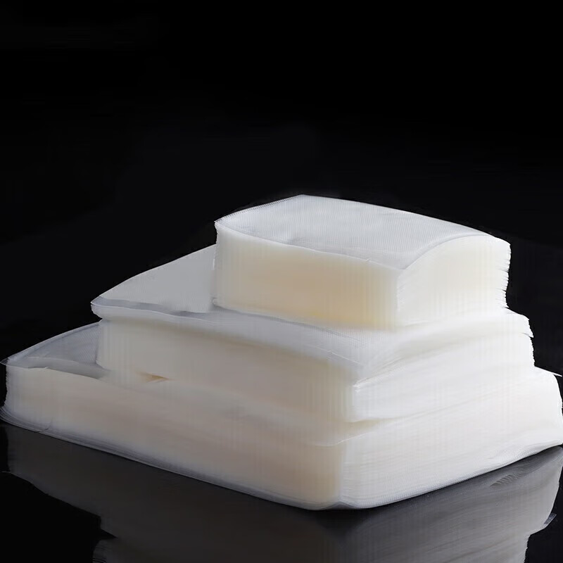 100 pieces thickened vacuum bag mesh pattern vacuum bag vacuum food packaging bag vacuum plastic sealing bag sealing compression bag 25cm*35cm 100 pieces