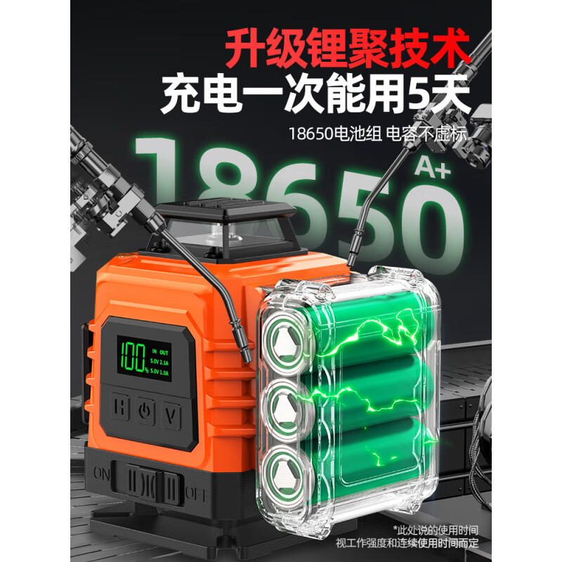 Dr. Eye Level 12-line high-precision strong light thin-line laser wall-mounted outdoor green light automatic leveling water meter ultra-bright green light imported laser tube 12 lines single