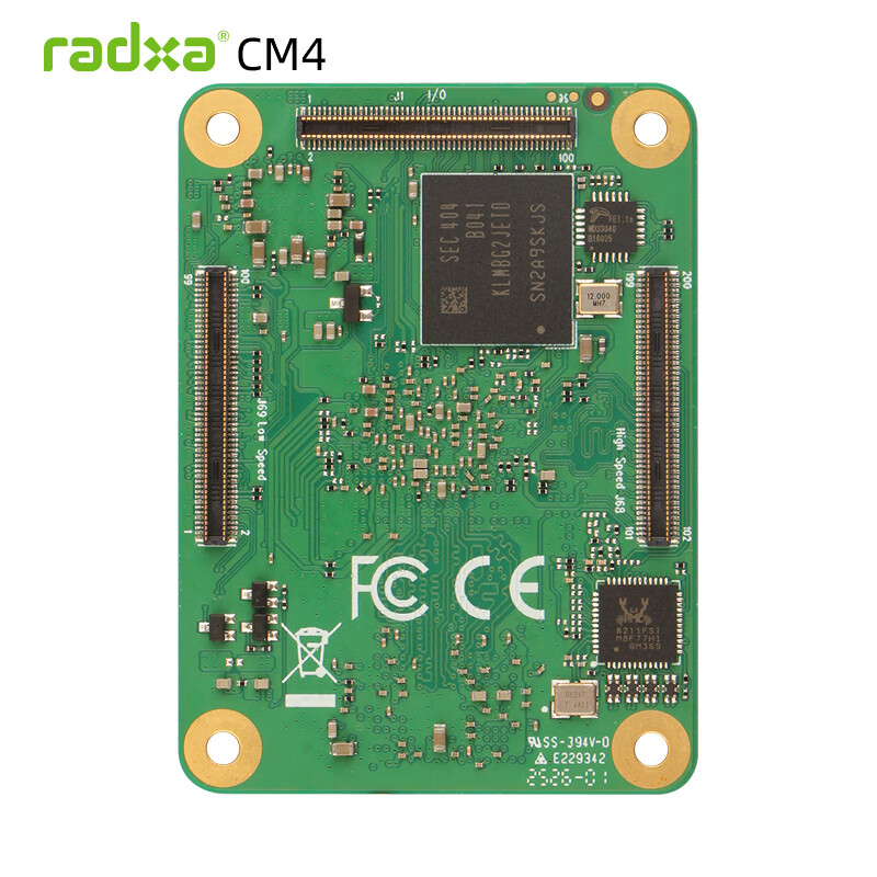 RADXA CM4 RK3576 high-performance AI computing module multi-function interface 8-core CPU 6 TOPS NPU WiFi 6/ Bluetooth 5.4/ eMMC 5.1 8GB RAM 64GB eMMC