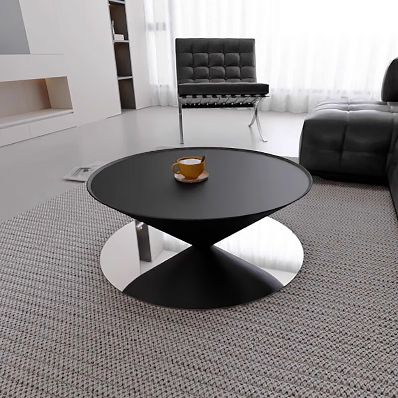 Orange also French creative flying saucer coffee table living room home minimalist coffee table small apartment cream style suspended coffee table