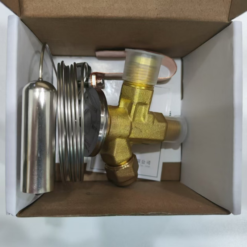 Refrigerator cold storage TF type right-angle internal balance R22/R404/R134/R410 throttling thermal expansion valve TF410 valve body No. 3 core R410