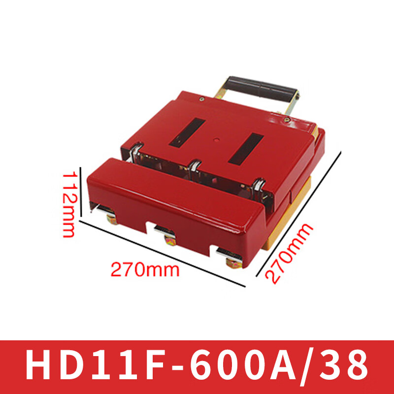HD11F-630/4P knife switch 600A800A1000A large knife switch HS11F-1000/38 three-phase 380V 3P600A single throw