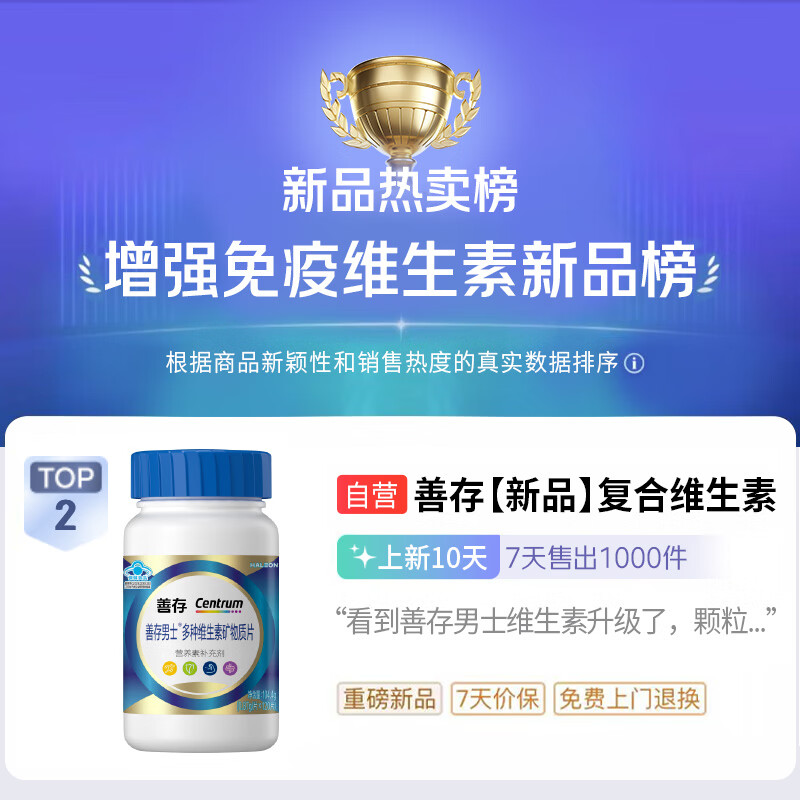 Sencun Men's Multivitamin B Complex Zinc Selenium Multivitamin DVCEDVK2 Calcium Iron Biotin B12 Blue Bottle 120 Capsules