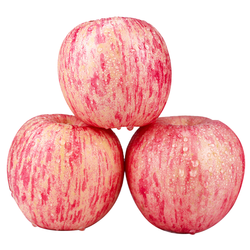 Beijing Fresh Shandong Yantai Red Fuji Apple Net Weight 8 Jin Single Fruit 80mm + Fresh Fruit Straight from the Source