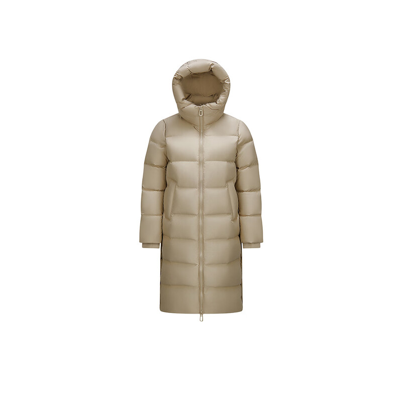 Semir down jacket women's winter long slit hooded 90 down waterproof thick goose down jacket 101724113028