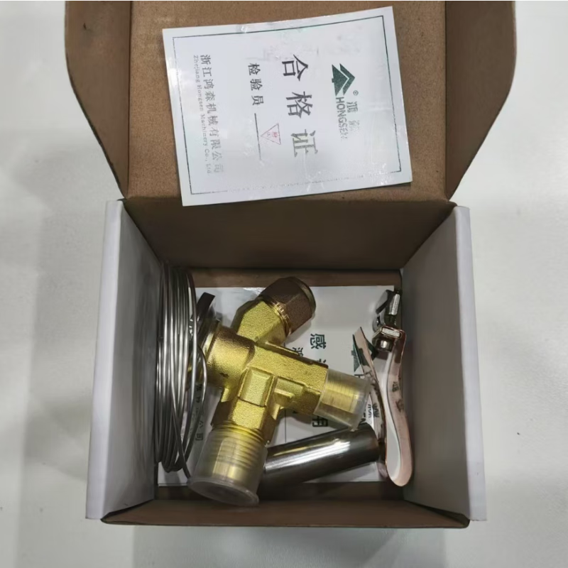 Refrigerator cold storage TF type right-angle internal balance R22/R404/R134/R410 throttling thermal expansion valve TF410 valve body No. 3 core R410