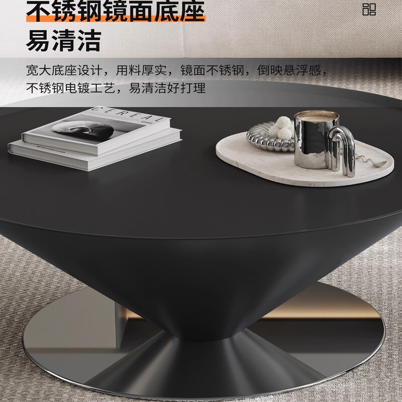 Orange also French creative flying saucer coffee table living room home minimalist coffee table small apartment cream style suspended coffee table