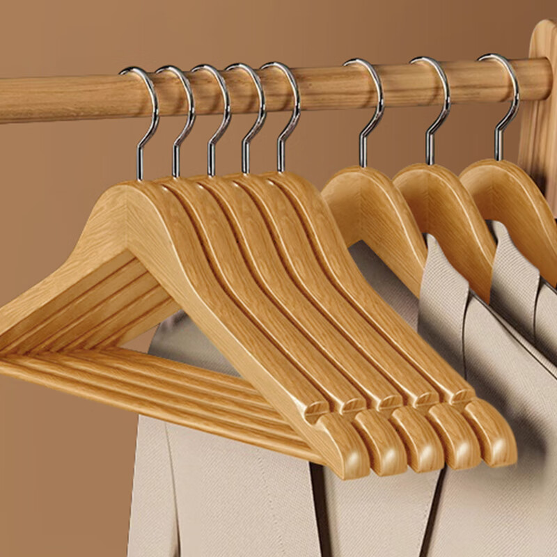 Left corner clothes hanger wooden clothes rack wooden clothes hanger hanging clothes wooden clothes drying rack wooden traceless wooden clothes hanger clothes hanger