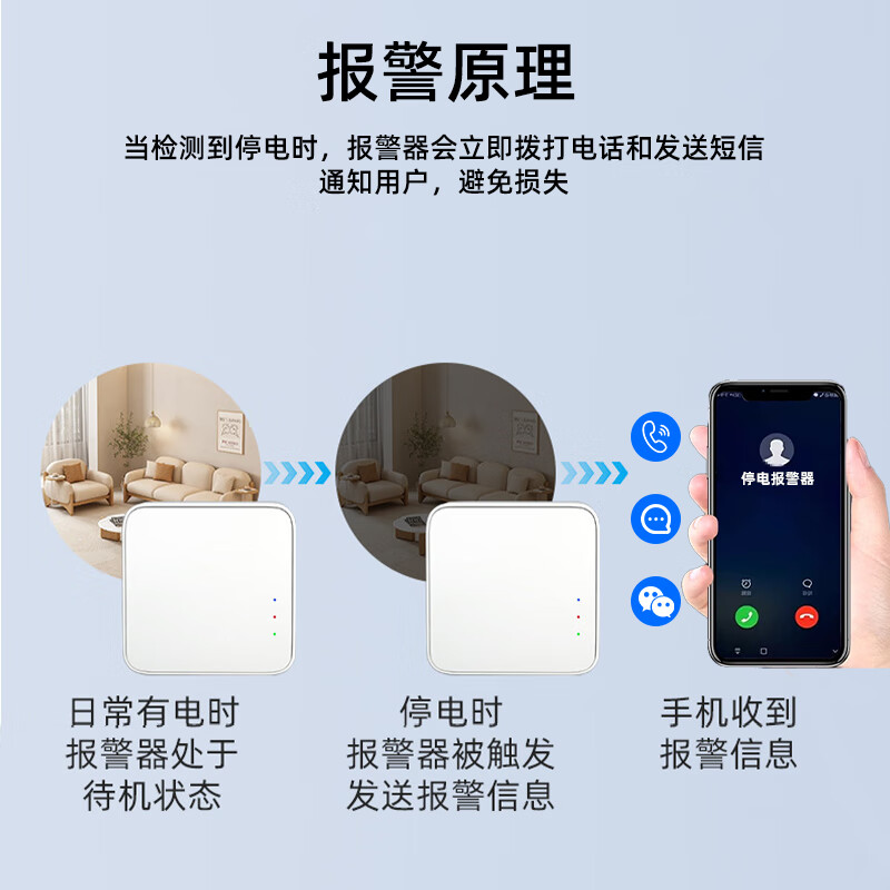 Huili 4G power outage alarm mobile phone call outage reminder 220v trip fish pond aquarium farm dedicated phone SMS remote notification